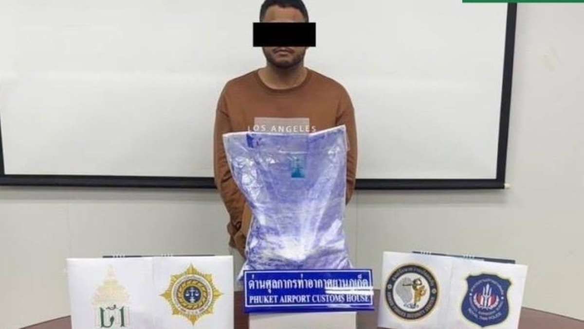 3 Kilo Kokain am Flughafen Phuket