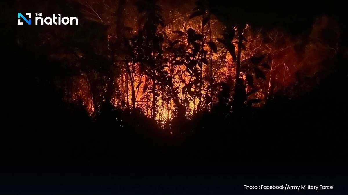 Grenz-Schock: Brand löst Detonation aus