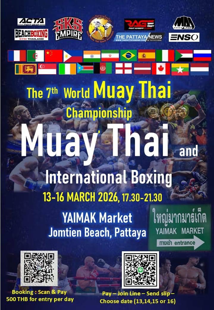 Muay-Thai-WM am Jomtien Beach