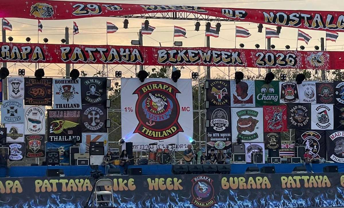 Staub, Chrom und Freiheit: Burapha Bike Week 2026