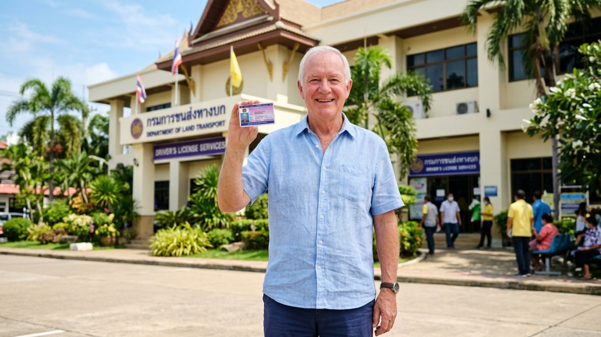 Thailand-Führerschein 70+? So sichern Sie ihn!