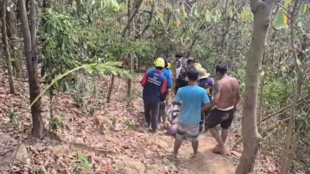 Ausländischer Biker bei Pattaya schwer verletzt gerettet