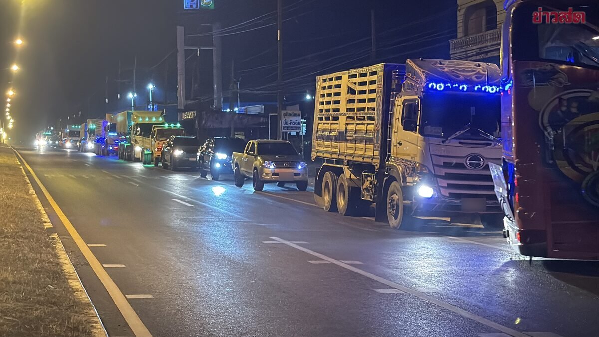 Diesel-Knappheit in Amnat Charoen – Schlange über 1 km
