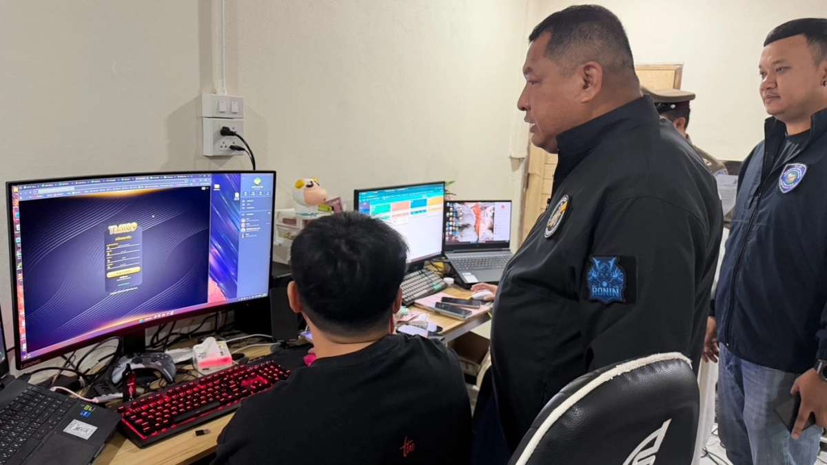 Ehepaar wegen Online-Glücksspiel in Chiang Rai verhaftet
