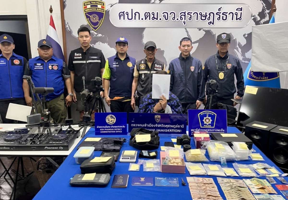 Israeli wegen Drogenhandels auf Koh Phangan festgenommen