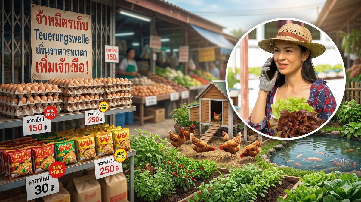 Krise trifft Alltag: Hühner statt Supermarkt?