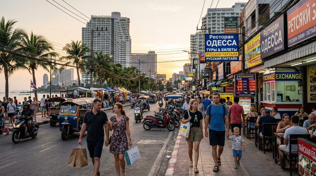 Pattaya im Wandel: Wenn Russisch Alltag wird
