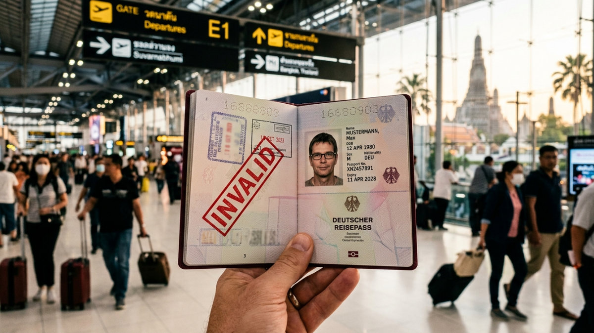 Stempel „Ungültig“: Einreiseverbot für Thailand?