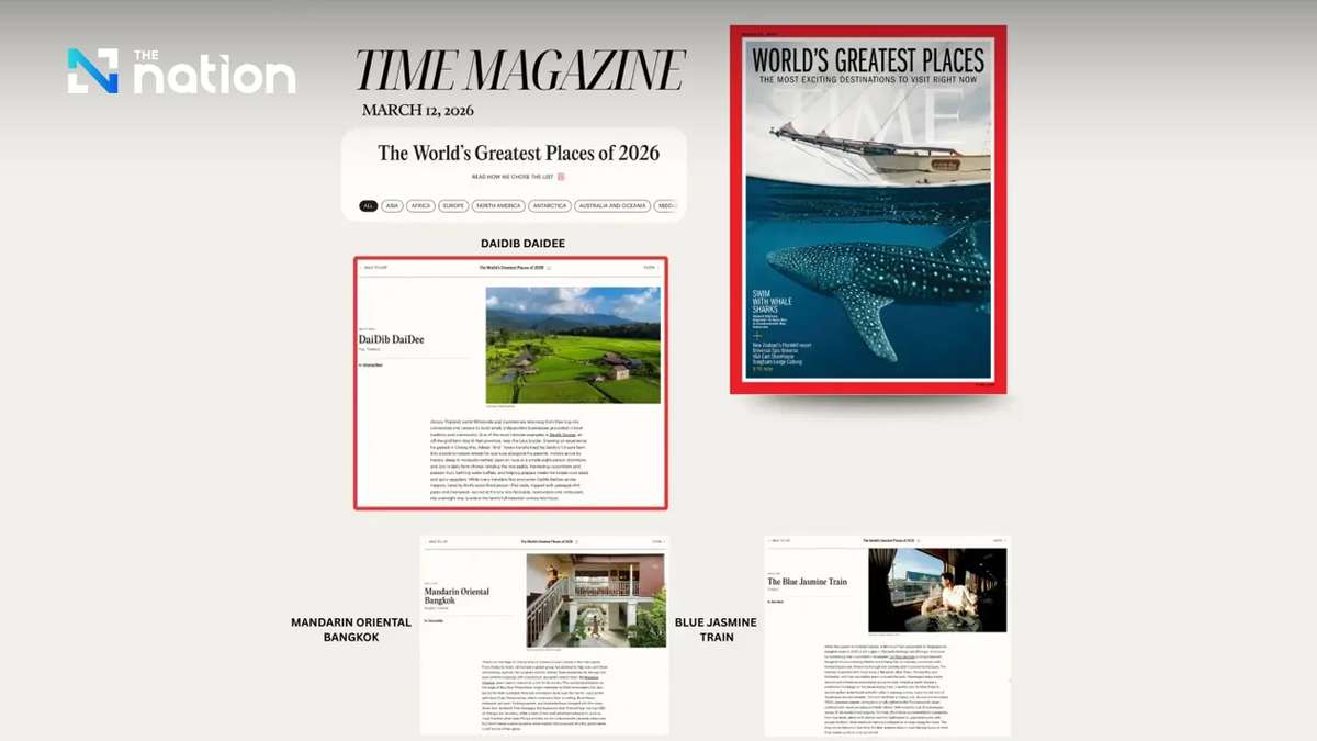 TIME kürt 5 Orte in Thailand auf Top-Liste 2026