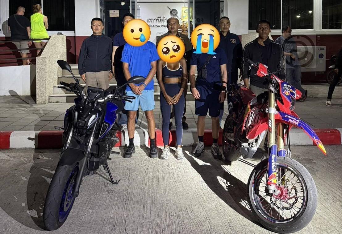 Motorradstunts auf Phuket: Zwei Ausländer festgenommen (Video)