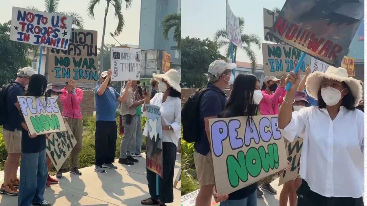 Chiang Mai: Demo vor US-Konsulat