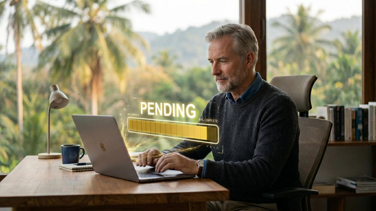 90-Tage-Meldung – Online eingereicht, und dann: nichts