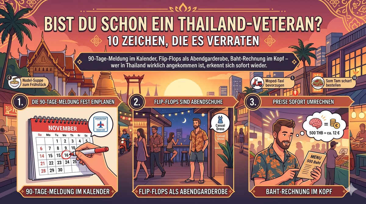 Bist du schon ein Thailand-Veteran? 10 Zeichen, die es verraten
