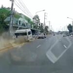 Dashcam filmt Horror-Crash – Krankenschwester schwer verletzt Dashcam filmt Horror-Crash – Krankenschwester schwer verletzt