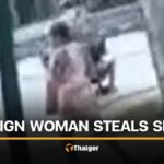 Empörend: Touristin klaut Nike-Turnschuhe in Phuket (Video)