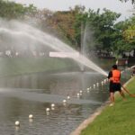Klarstellung: Wasser in Chiang Mai zum Feiern, nicht zum Trinken Klarstellung: Wasser in Chiang Mai zum Feiern, nicht zum Trinken