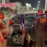 Pattaya Fahrer rast im Ketamin Rausch gegen Sperre