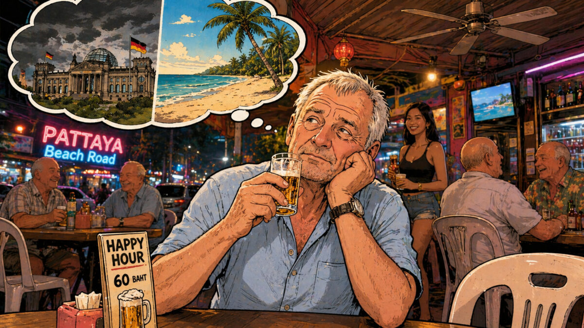 Stammtisch, Schlager, Schalke: Deutsche in Pattaya