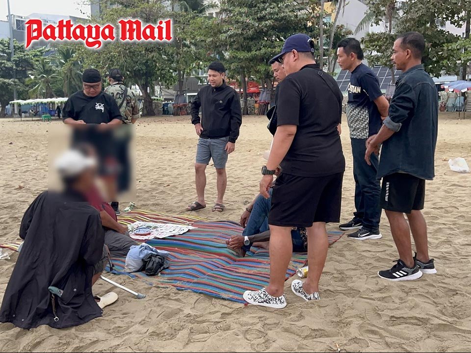 Undercover-Razzia am Pattaya Beach: Würfelzocker geschnappt
