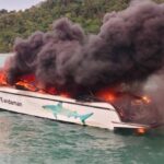 Brand auf Phuket: Touristik-Speedboot komplett ausgebrannt