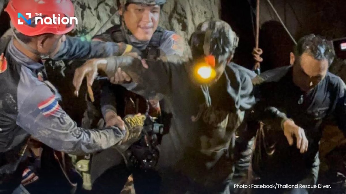 Drama in Laos: Thailändische Retter bergen ersten Arbeiter aus Höhle