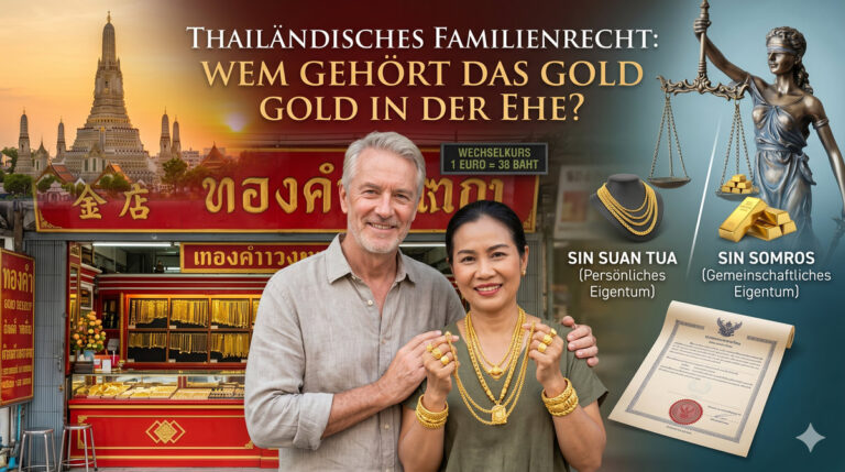 Goldschmuck in Thailand: Wem gehört er bei der Scheidung?