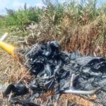 Helikopter stürzt ab und brennt in Samut Prakan Helikopter stürzt ab und brennt in Samut Prakan