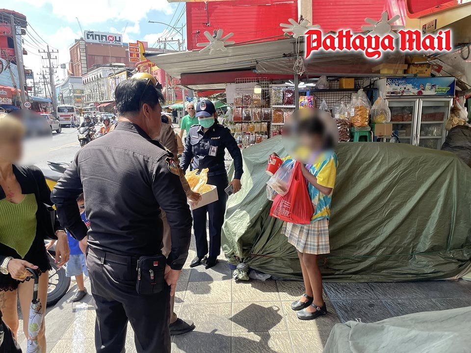 Pattaya: Polizei rettet vermisstes Mädchen nach Suche bei Markt