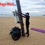 Pattaya räumt auf: Strenge Aktion gegen Müll am Strand Pattaya räumt auf: Strenge Aktion gegen Müll am Strand