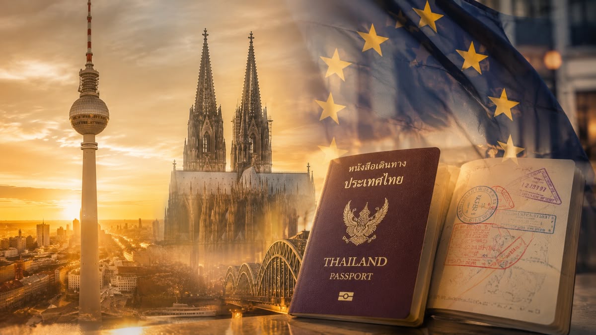 Schengen-Visum für Thais: Bis zu 5 Jahre möglich