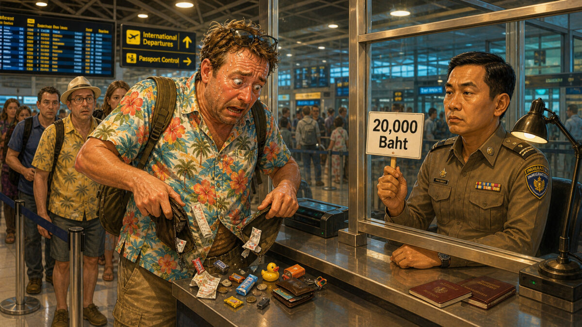 Thailand: Was tun, wenn der Beamte Bargeld fordert?