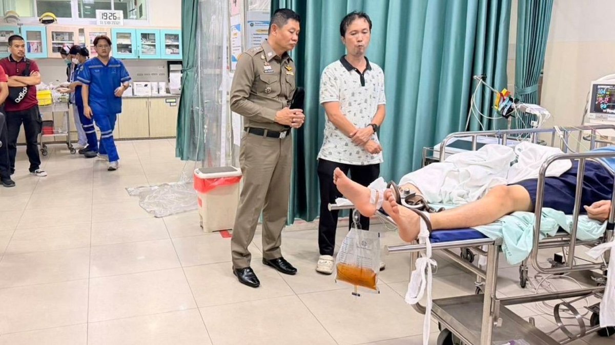 Waffen-Chinese in Pattaya nach Hungerstreik im Krankenhaus