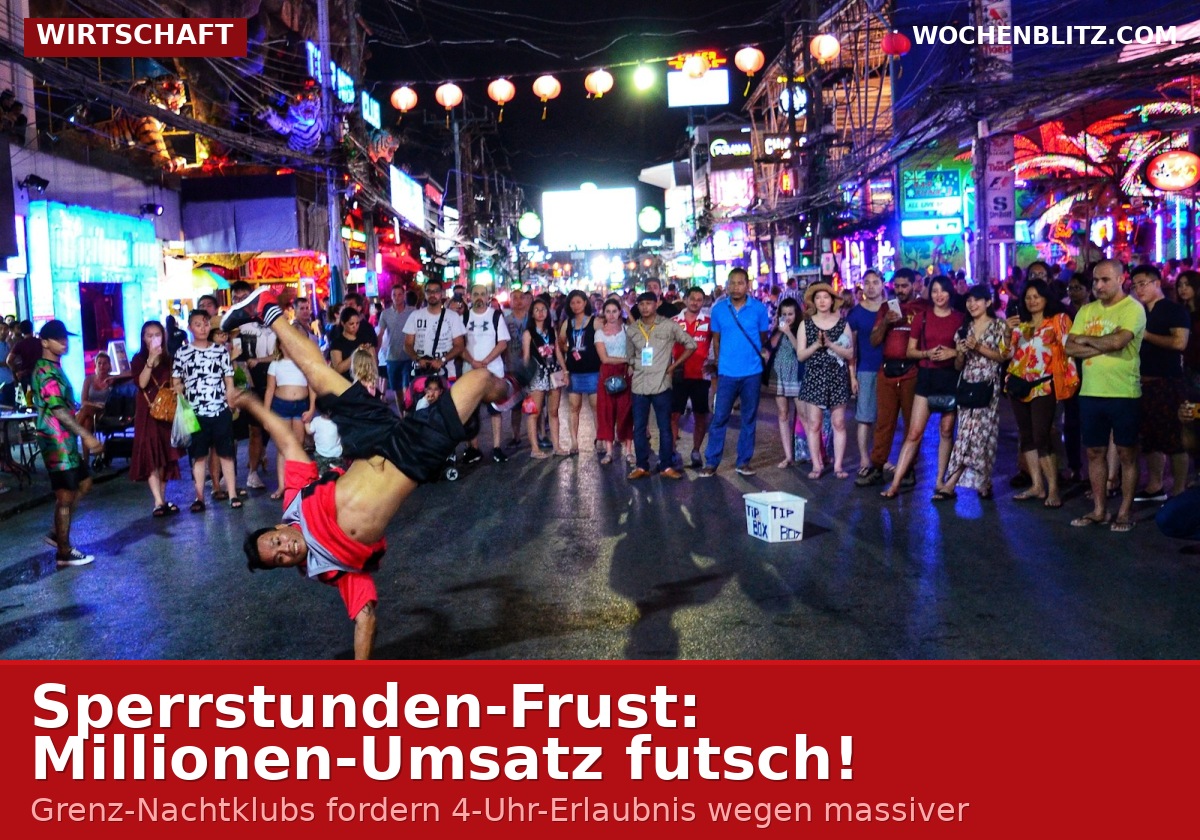 Nachtleben-Alarm: Sperrstunde kostet Millionen-Umsatz