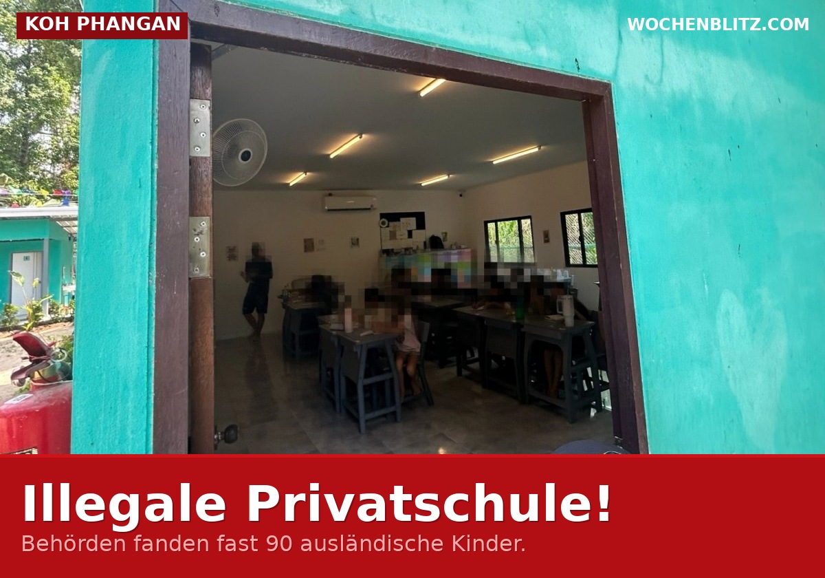 Schock auf Koh Phangan: Illegale Schule mit 89 israelischen Kindern enttarnt