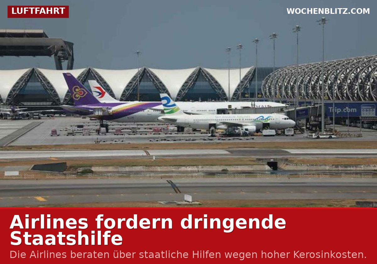 Kerosin-Kostenexplosion: Thailands Airlines fordern drastische Hilfen