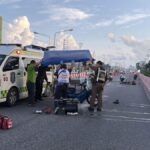 Ausländer und Thai auf Fahrrad bei Unfall in Pattaya verletzt Ausländer und Thai auf Fahrrad bei Unfall in Pattaya verletzt