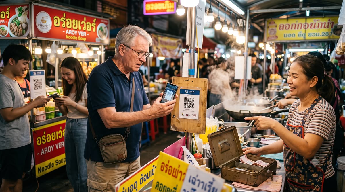 Bargeldlos zahlen als Tourist in Thailand: Wer darf mitmachen?