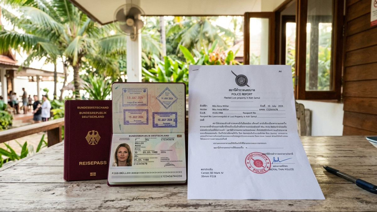 Pass verloren in Thailand: Was jetzt zu tun ist