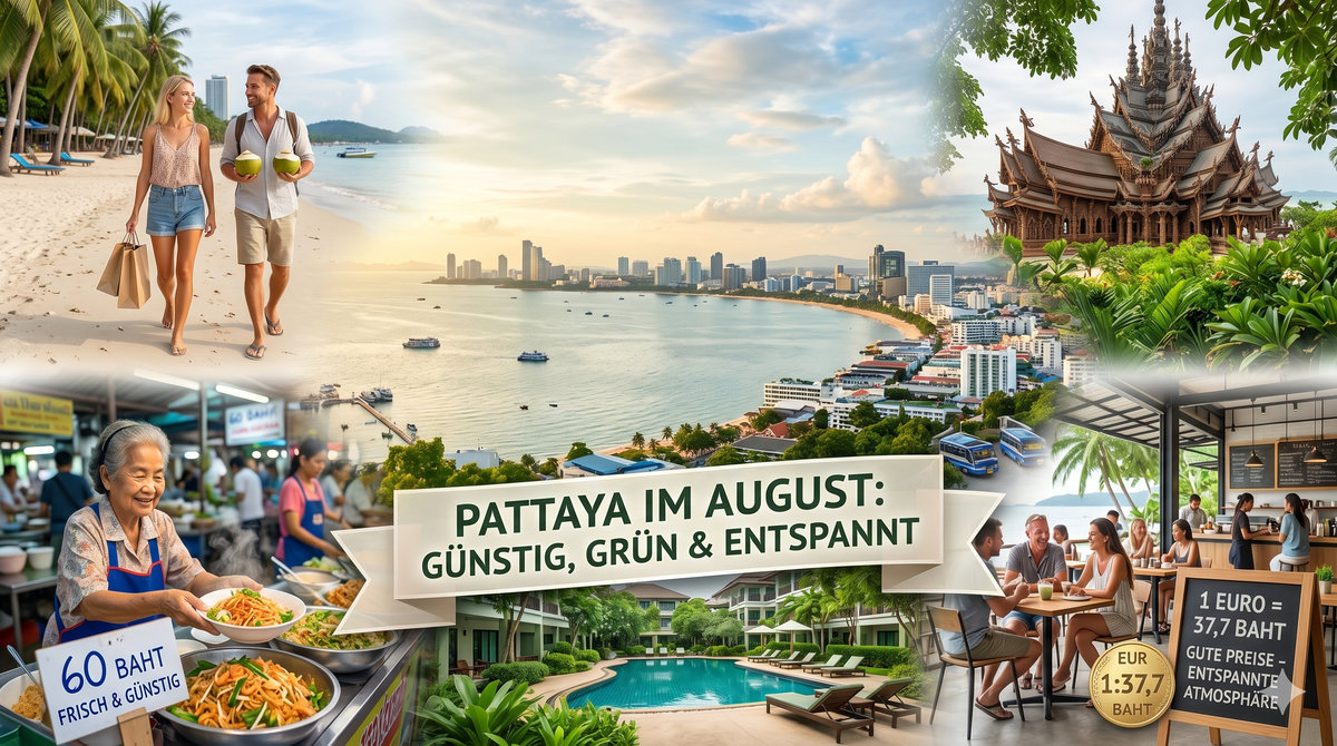 Pattaya im August: Ein Reisezeitraum mit echten Vorteilen