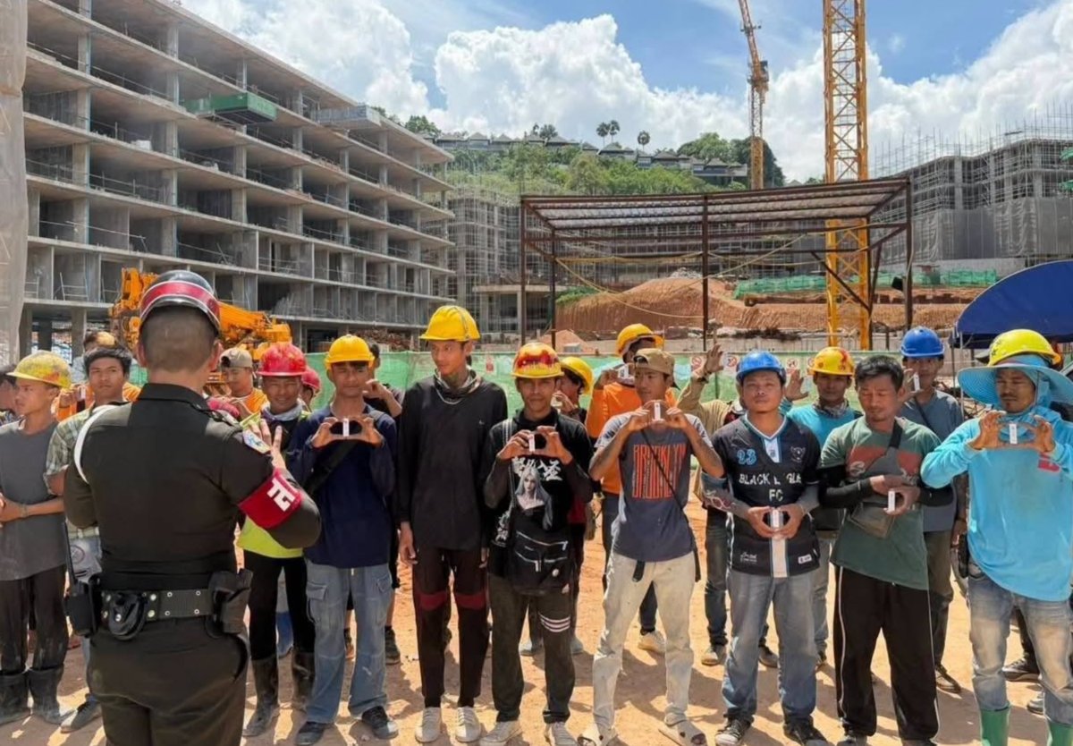 Phuket: Razzia auf Großbaustelle – 78 Ausländer festgenommen