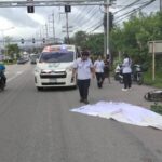 Phuket: Senior bei Horror-Crash auf Thepkrasattri Road getötet Phuket: Senior bei Horror-Crash auf Thepkrasattri Road getötet