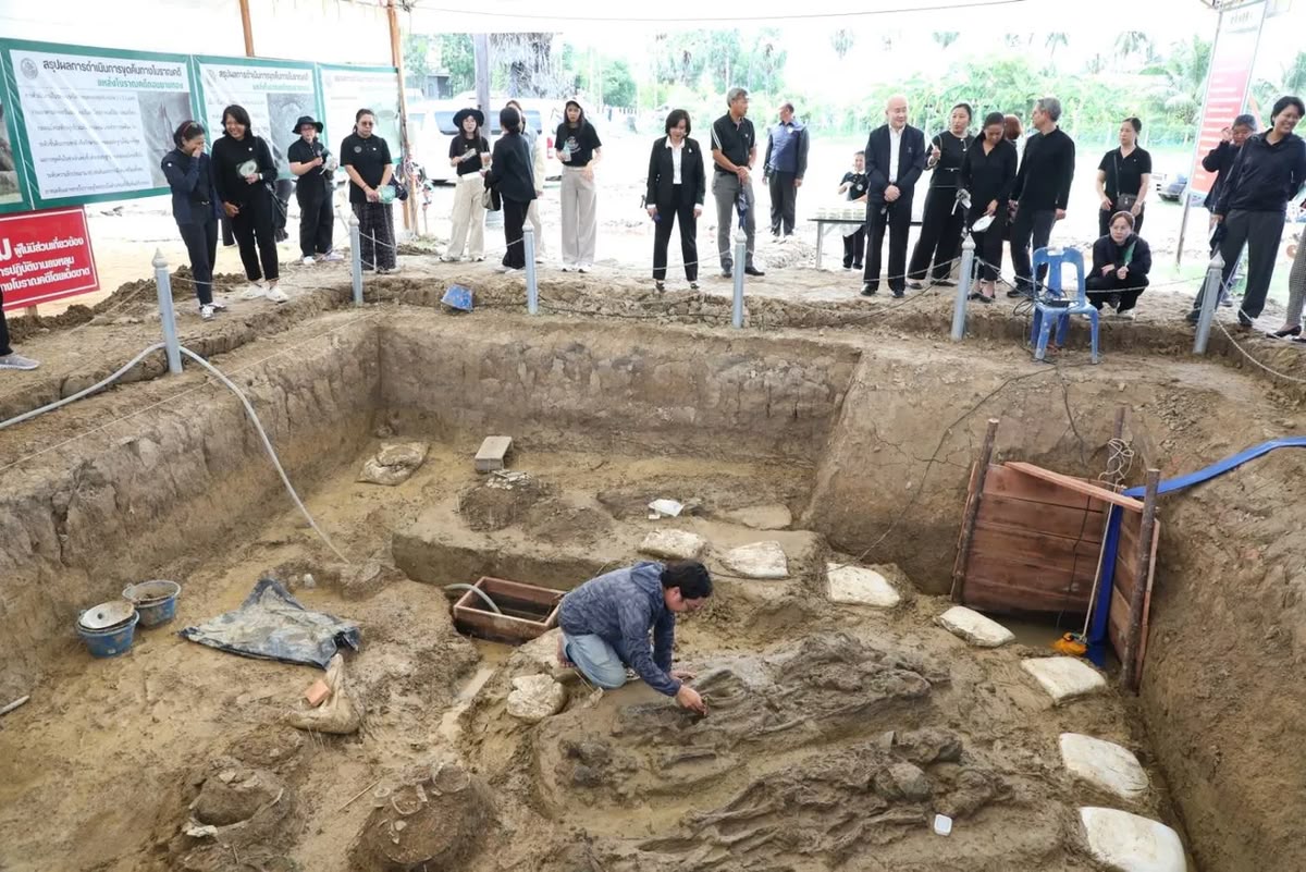 Thailand: 1500-2000 Jahre alter Goldschatz ausgegraben