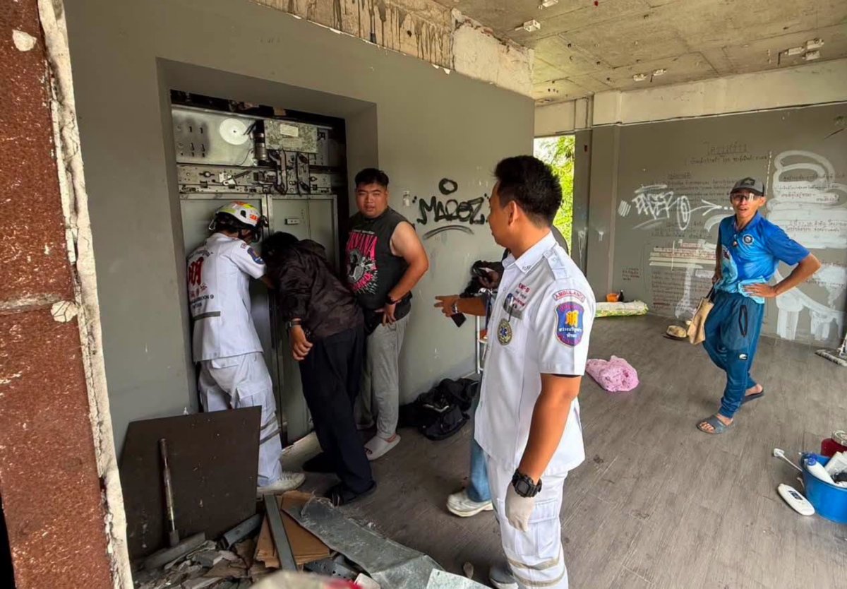Tödlicher Unfall in Pattaya: Ausländer stirbt unter Fahrstuhlkabine
