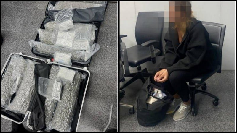 Belgierin mit 31 kg Drogen am Flughafen festgenommen