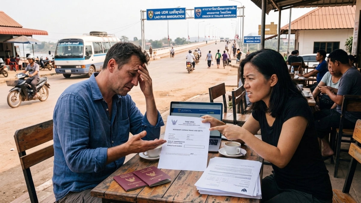 Ehestreit am Grenzübergang: Das TDAC-Rätsel - Busticket nach Thailand?