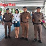 Pattaya stoppt Fährverkehr: Polizei sichert Touristen bei Sturm