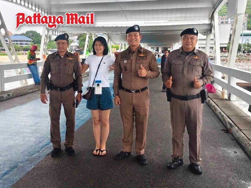 Pattaya stoppt Fährverkehr: Polizei sichert Touristen bei Sturm