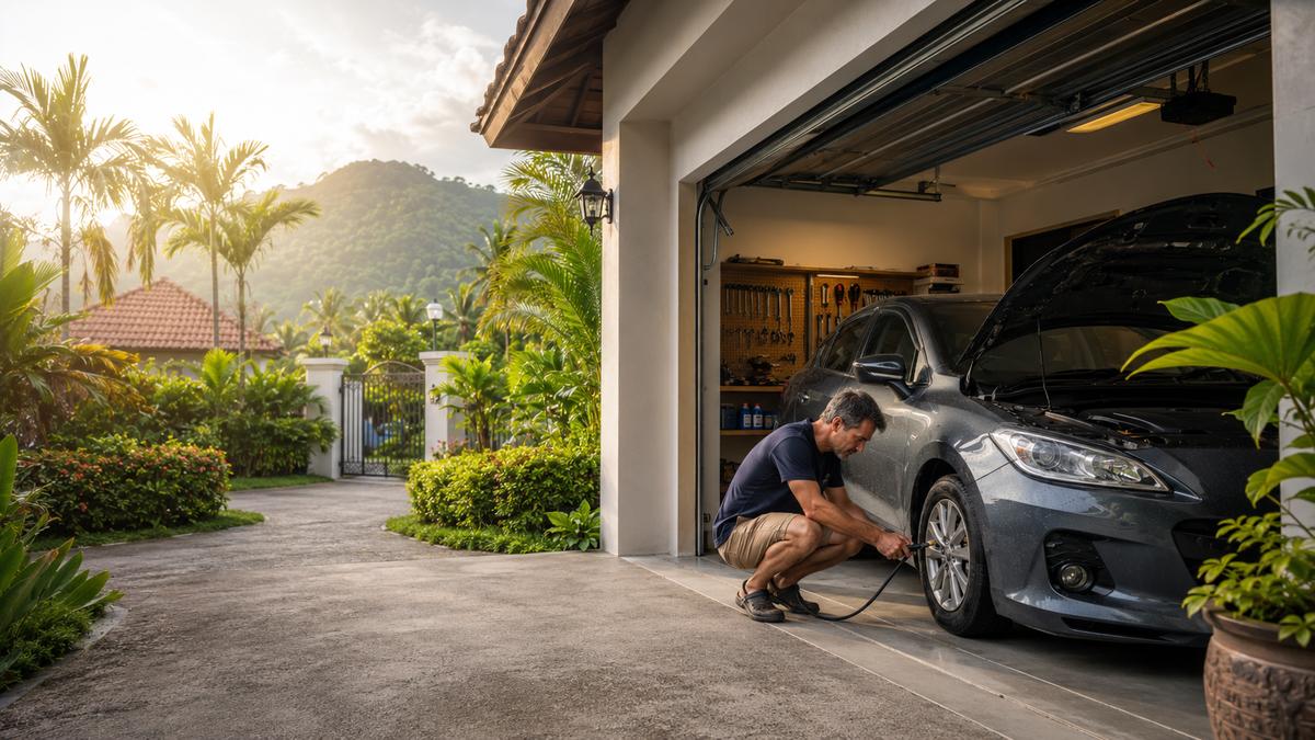 Autopflege in Thailand: Wartungstipps für Hitze, Regenzeit und anspruchsvolle Straßen
