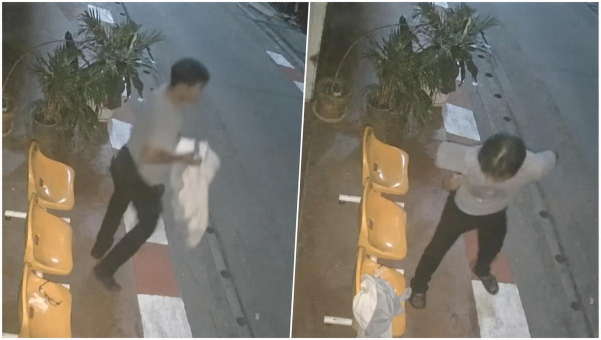 Geldbeutel-Dieb am Nachtmarkt Chiang Mai unterwegs