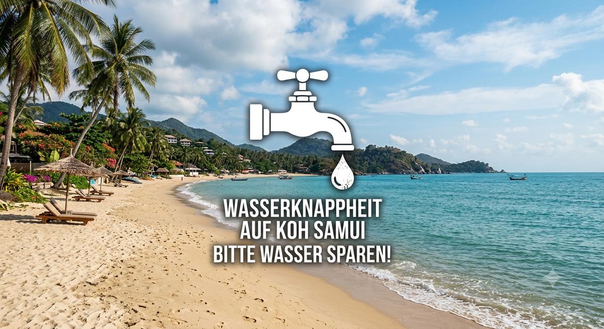 Wassermangel auf Koh Samui zwingt zur Rationalisierung